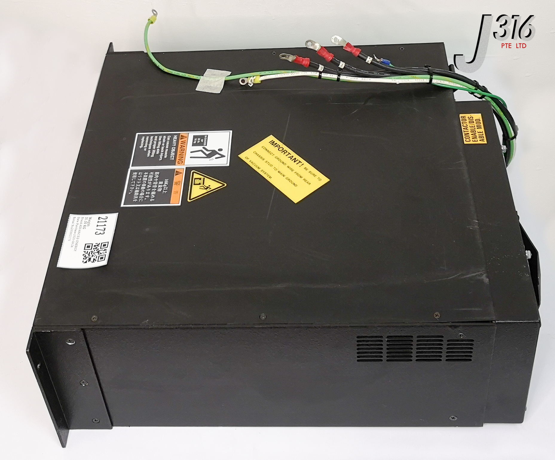 【SOLD】 21173 ADVANCED ENERGY PWRSP DC 20KW MASTER ONLY 20K MDX-20K | eBay